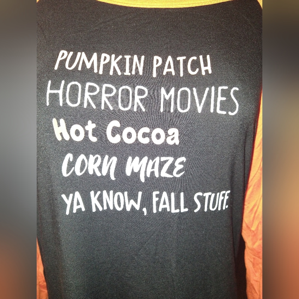 Halloween long sleeve pajama shirt - Picture 2 of 5